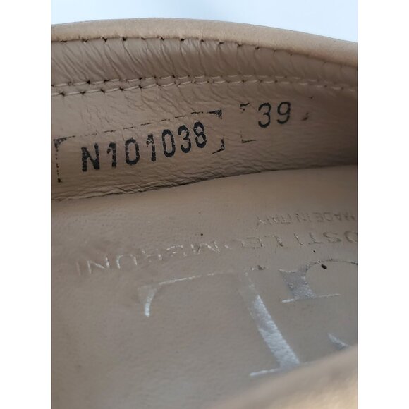 AGL Attilio Giusti Leombruni Womens Cap Toe Ballet Flat Tan Leather Size 39 US 9 - Picture 6 of 13